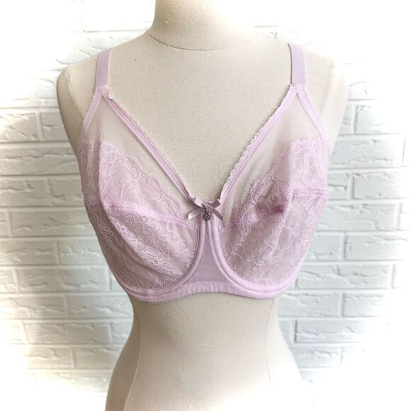 Wacoal Retro Chic Full Figure Pink Underwire Bra 855186 Size 34DD - Picture 1 of 3
